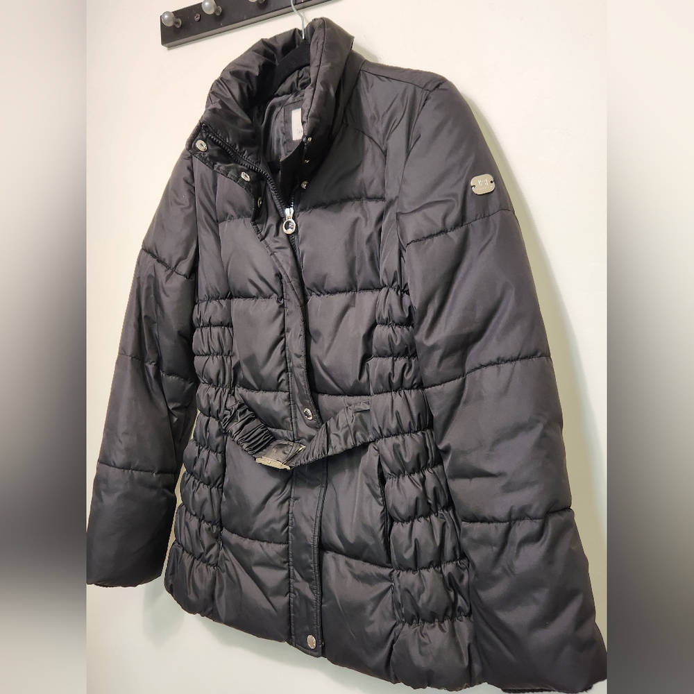 Y2K Laundry by Design Women's Black Outerwear Puffer Jacket Size M. #G10 - Picture 9 of 11